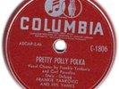 FRANKIE YANKOVIC 1951 78 Pretty Polly Polka (E-)