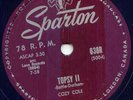 COZY COLE - TOPSY 11 - 78 RPM - 1958 CANADA ONLY NM
