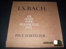 Paul Tortelier Bach Solo Cello Suites PATHE 3 LP ST NM
