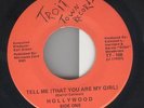 HOLLYWOOD Tell Me RARE PRIVATE RELEASE FUNK SUNTH 45 M-