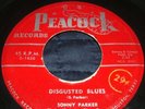 SONNY PARKER DISGUSTED BLUES '53 PEACOCK RECORDS R&B 45
