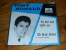 Tony Ronald Ich fand Dinah NL 60s single FH Als nieuw