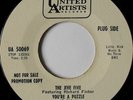 rare Soul 45 JIVE FIVE you're a puzzle UA Hear