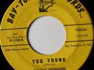 rare Soul R&B 45 EUGENE JEFFERSON too young BAY-TONE