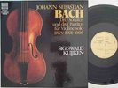 KUIJKEN Bach Solo Violin Son&Part HARMONIA MUNDI 3 LPs