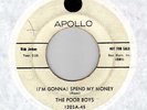 New Breed R&B POOR BOYS Spend My Money APOLLO   HEAR