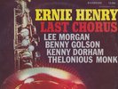 Orig ERNIE HENRY Last Chorus LP mono DG EX Lee Morgan