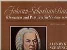 SZERYNG BACH SOLO VIOLIN DGG TULIPS STEREO 3 LP BOX