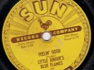 Rare 78 Little Junior's Blue Flames Feelin' Good Sun