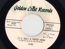 GINO - IT'S ONLY A PAPER MOON - GOLDEN CREST LABEL - NM