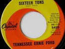 rare R&B 45 TENNESSEE ERNIE FORD sixteen tons Hear