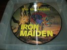 IRON MAIDEN     live in sweden   LP  pic.disc