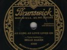 78 RPM Belle Baker Brunswick 6369 in EE-