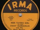 78 RPM Jimmy McCracklin Irma 109 in E