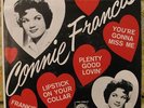 Connie Francis EP MGM X1687 Lipstick On Your Collar