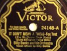 BILLY BANKS It Don't Mean A Thing VICTOR SCROLL78 24148