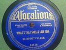 BLIND BOY FULLER   Vocalion 04519   RARE BLUES 10