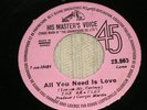 The Beatles - All You Need Is Love -  CONGO HMV / 18425