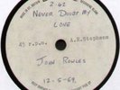 JOHN ROWLES NEVER DOUBT MY LOVE UK 7