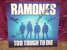 RAMONES TOO TOUGH TO DIE LP PUNK SIGNED NEAR MINT