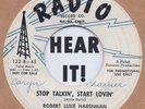Rockabilly: ROBERT LUKE HARSHMAN-Stop Talkin' RADIO