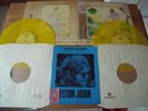 Elton John Yellow Vinyl LP.1972 Tour Programme & Ticket