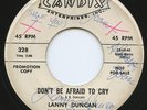 HEAR-Rare Autographed Teen 45-Lanny Duncan-Don't Be Afr