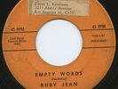 HEAR-Rare Northern Soul 45- Ruby Jean- Empty Words- SBK