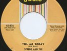 Rare Doo Wop 45 - Speedo & The Cadillacs- Tell Me Today