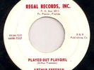 ARTHUR FREEMAN Played Out Playgirl '62 NORTHERN SOUL 45