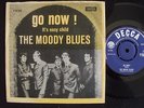MOODY BLUES Go Now RARE 1964 Danish 45 + PS