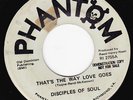 NORTHERN SOUL 45 RPM- DISCIPLES OF SOUL on PHANTOM