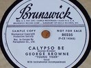 George Browne Young Tiger Brunswick Calypso 78 mint