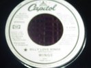 Paul McCartney Wings white label promo 45 Silly love