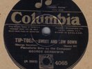 GEORGE GERSHWIN - Sweet And Low Down 78 rpm disc