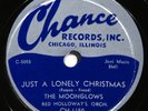 The MOONGLOWS Chance CH-1150 78 RPM Hey Santa Claus. E+