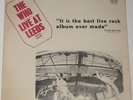 THE WHO ISRAELI live at  leeds WHITE + PICTURE COVER RARE UK Mode Psych Beat