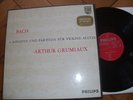 A. GRUMIAUX Bach Violin Solo Philips 2ED STEREO Box M-