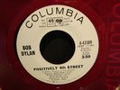 Bob Dylan Positively 4th Street 45 PROMO RED VINYL