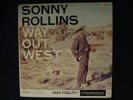 SONNY ROLLINS on CONTEMPORARY Way Out West ORIGINAL