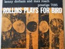 SONNY ROLLINS LP Plays For Bird Prestige 7095 NYC