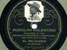 RUDOLPH VALENTINO his only recording BRUNSWICK in E
