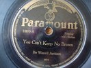 Bo Weavil Jackson Pistol Blues Paramount 78rpm