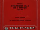 Keilberth/BPO: Brahms Sym No. 1 - Telefunken LGX 66003