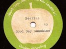 RARE Rock Acetate  THE BEATLES  Good Day Sunshine APPLE