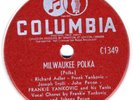 FRANKIE YANKOVIC 1949 78 Milwaukee Polka (EE-)