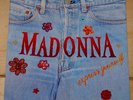 MADONNA EXPRESS YOURSELF RARE ZIPPER SLEEVE UK 7