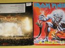 IRON MAIDEN - A Real Live One LP insert GF  RARE KOREA