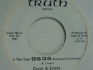 ZAGER & EVANS In The Year 25 25 45 Truth 1968 NM RARE