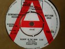 STEVIE WONDER BLOWING IN THE WIND RARE RED DEMO TMG 570